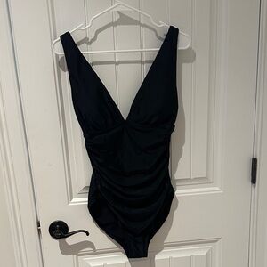 J. Crew Black One Piece Swimsuit